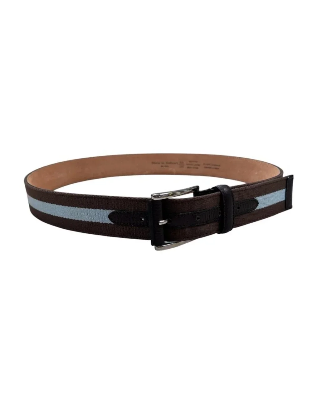 Dania for Andrew’s Milano Italy Leather Belt 105/120 Office Preppy Men
